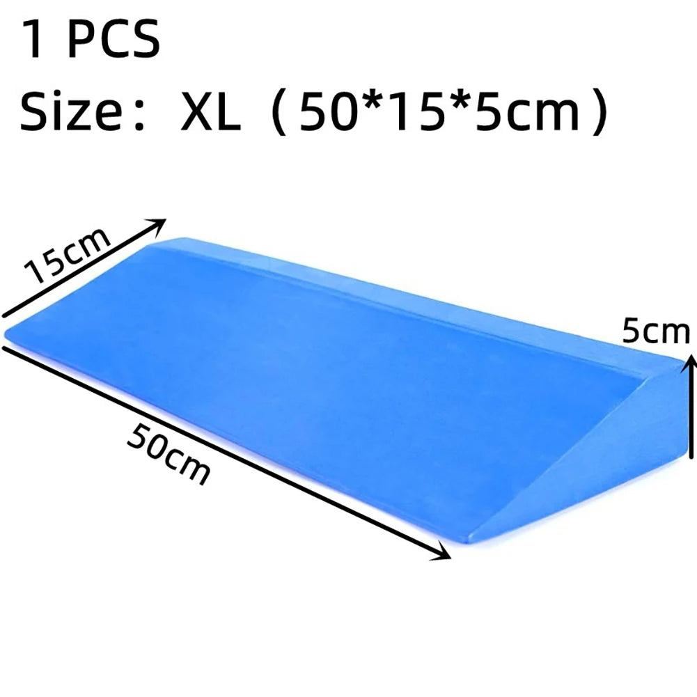 1/2Pcs Yoga Wedge Block EVA Foam Yoga Wedge Stretch Slant Board Wrist Lower Back Support Pilates Wedge Squat Fitness Accessories