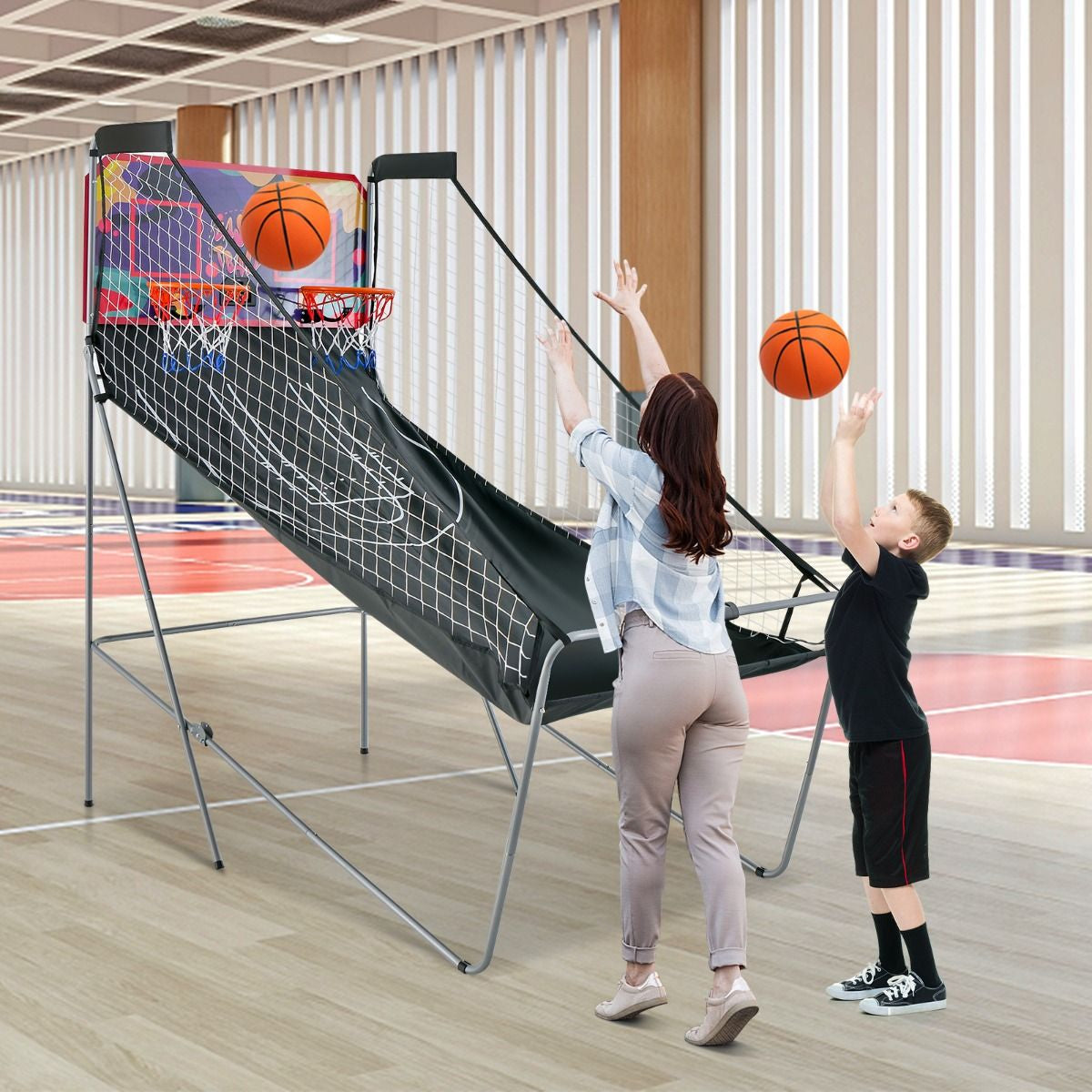 Foldable Basketball Arcade Game