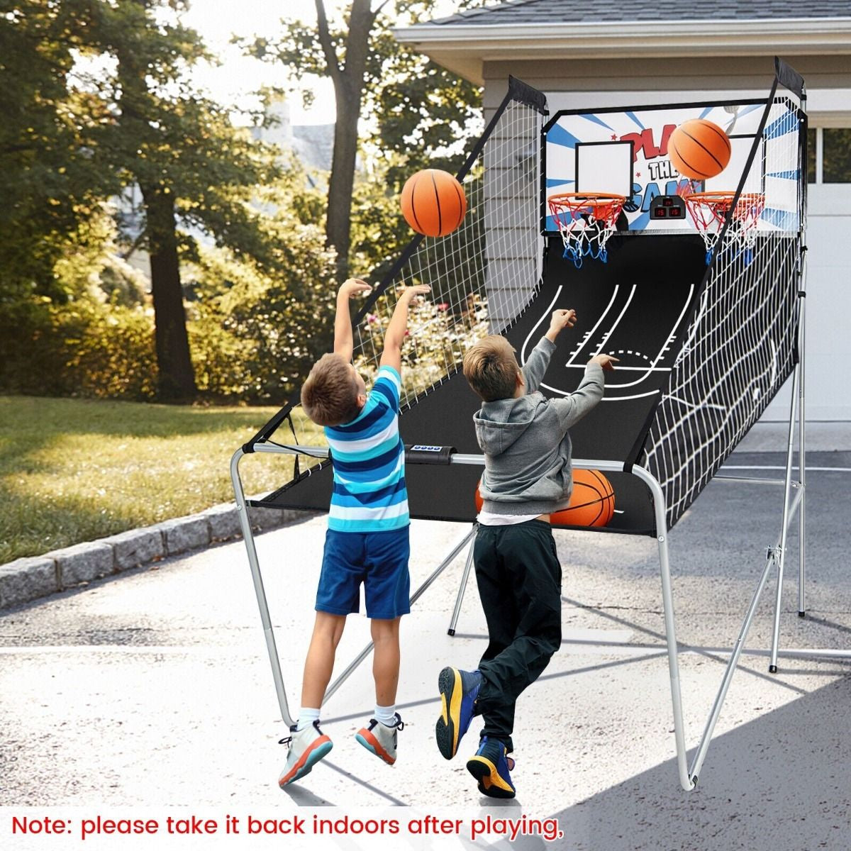 Foldable Basketball Arcade Game