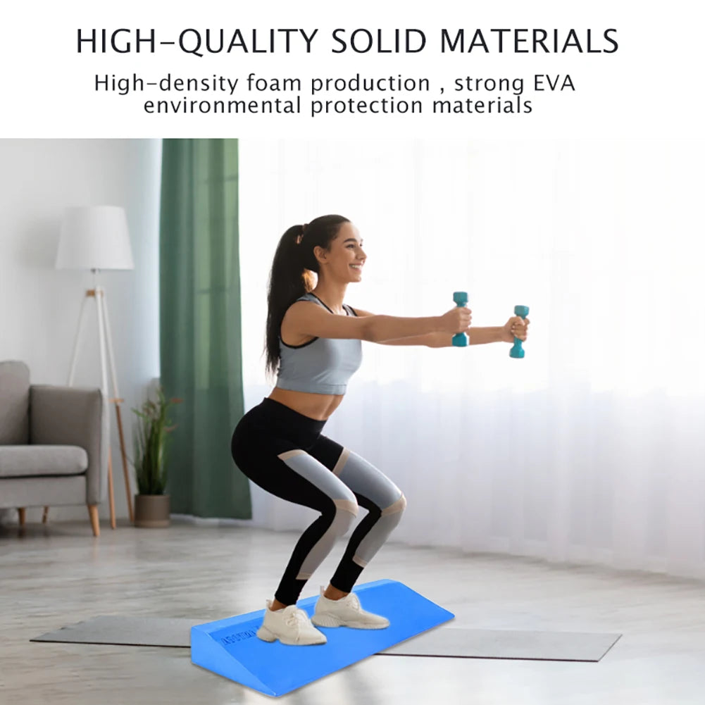 1/2Pcs Yoga Wedge Block EVA Foam Yoga Wedge Stretch Slant Board Wrist Lower Back Support Pilates Wedge Squat Fitness Accessories