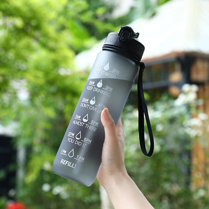 1L Sports Water Bottle Gym Travel Drinking Leakproof Bottle with Straw Bpa Free