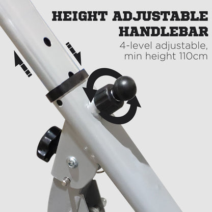 Stepper Fitness Exercise Handle Bar Machine Cardio Foldable Workout Aerobic