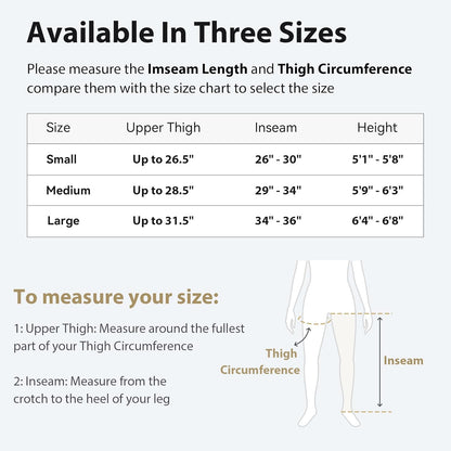 Leg Massager, Recovery System Compression Boots Leg Massagers for Pain and Circulation Relaxing Foot Calf & Thigh Pressure Massage Machine Enhance Sports Performance (Medium)