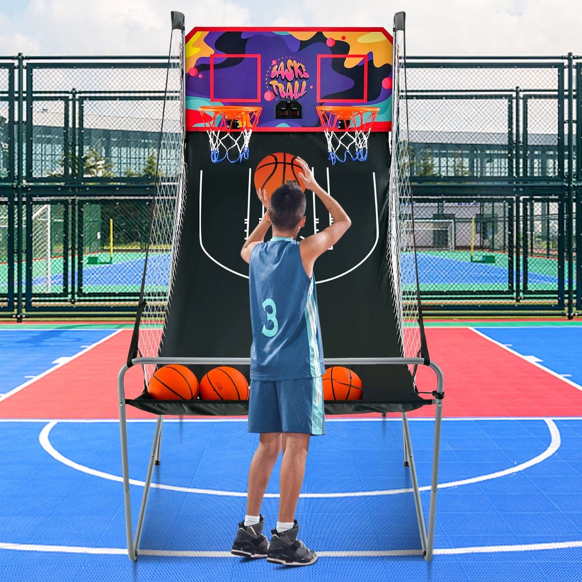 Foldable Basketball Arcade Game