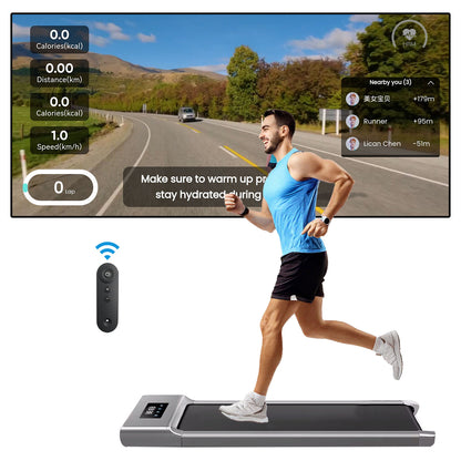 Under Desk Treadmill - 12KM/H Walking Pad Running Machine for Home & Office Use