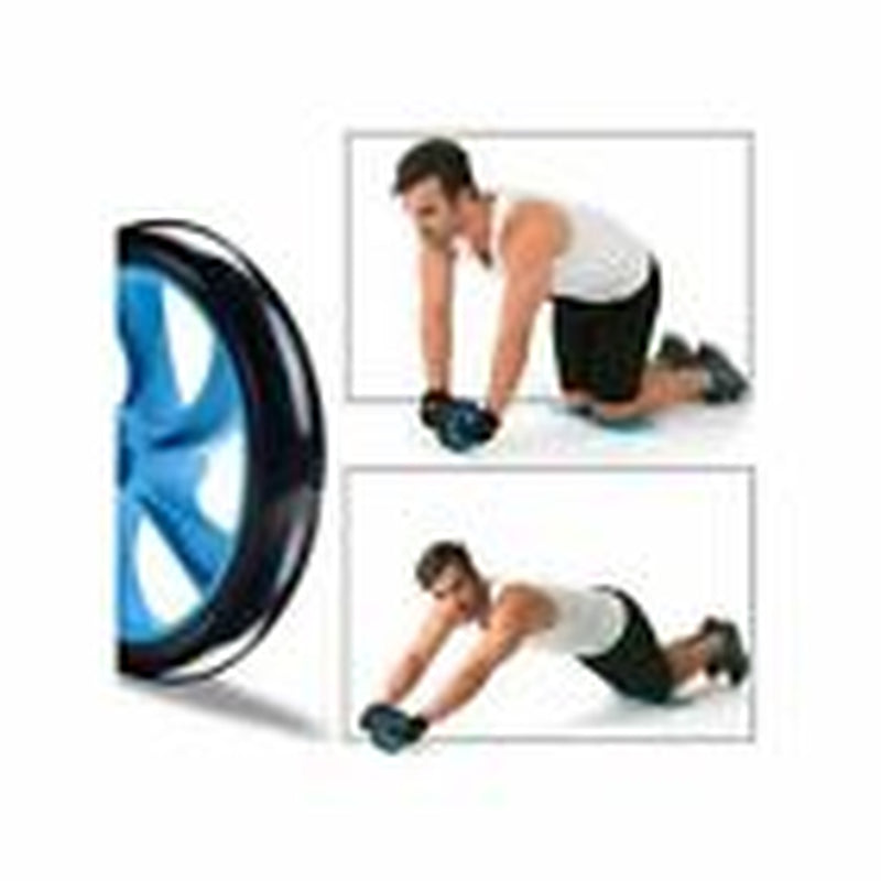 AB Wheel Roller Abdominal Training Equipment Core Strength Workout Body Fitness