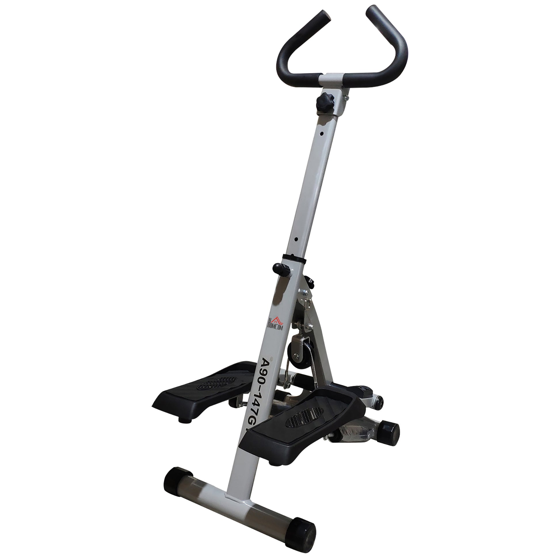 Stepper Fitness Exercise Handle Bar Machine Cardio Foldable Workout Aerobic