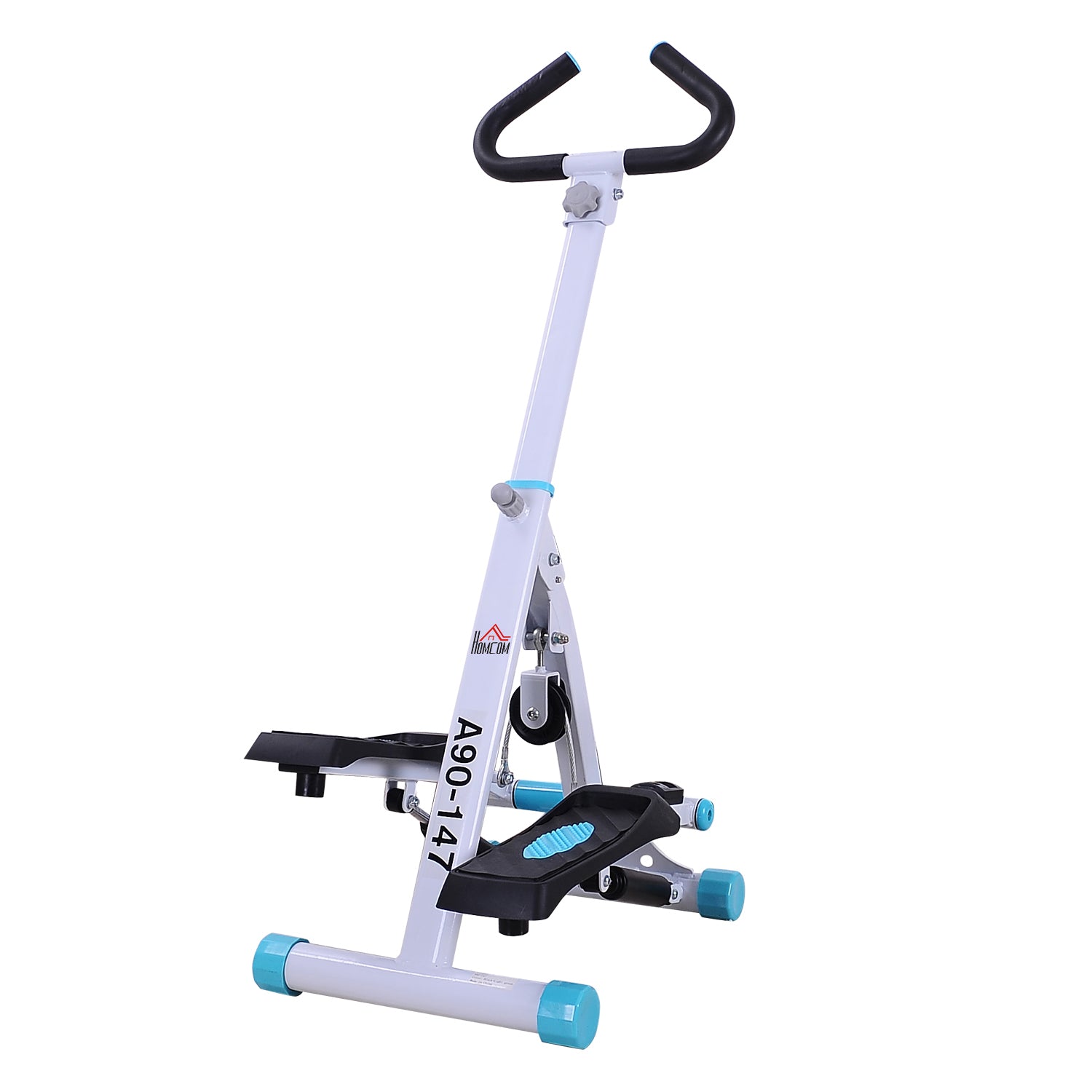 Stepper Fitness Exercise Handle Bar Machine Cardio Foldable Workout Aerobic