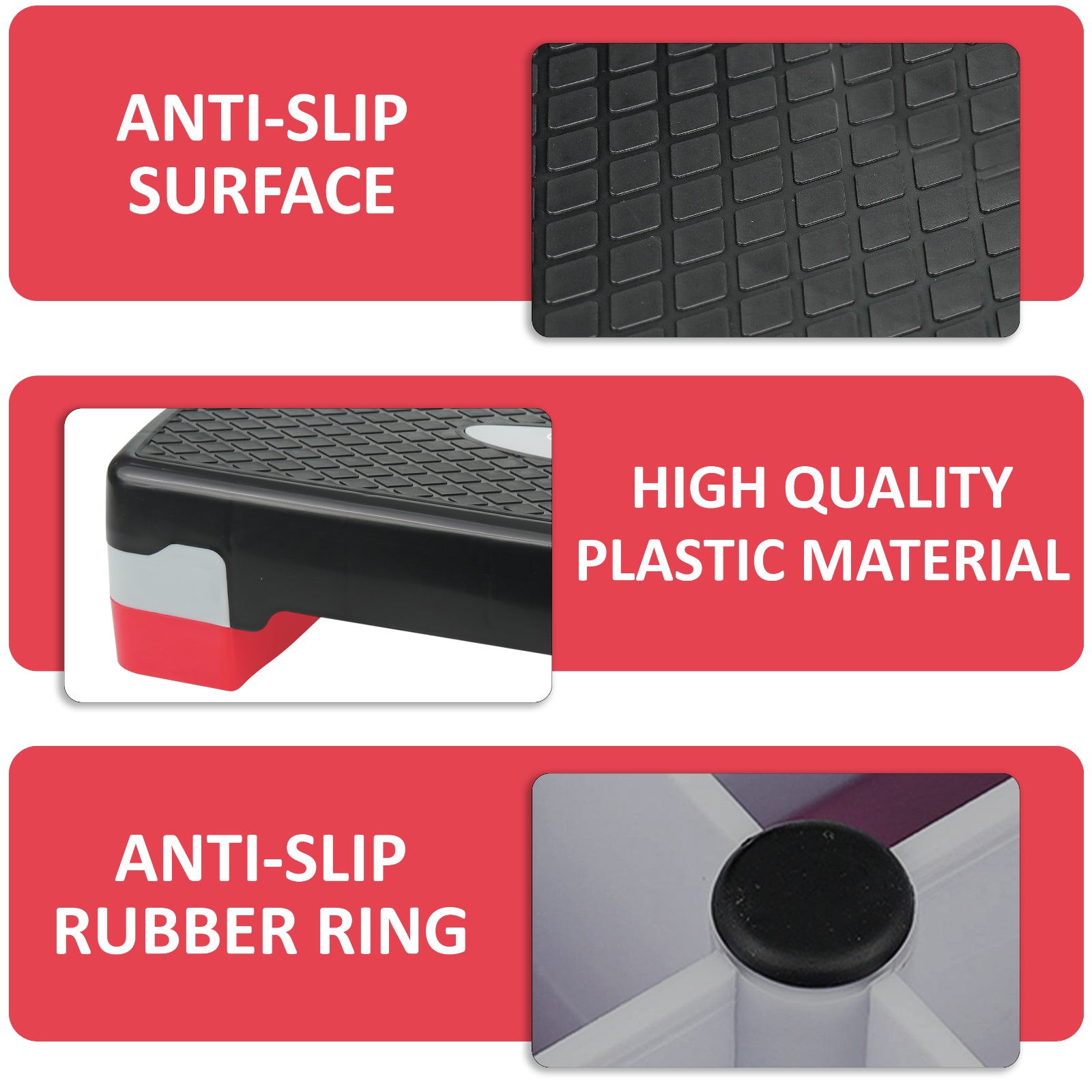 Non Slip Aerobic Stepper Yoga Step Board Gym Fitness Exercise Cardio Home Yoga