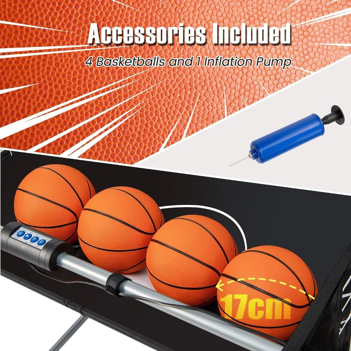 Foldable Basketball Arcade Game