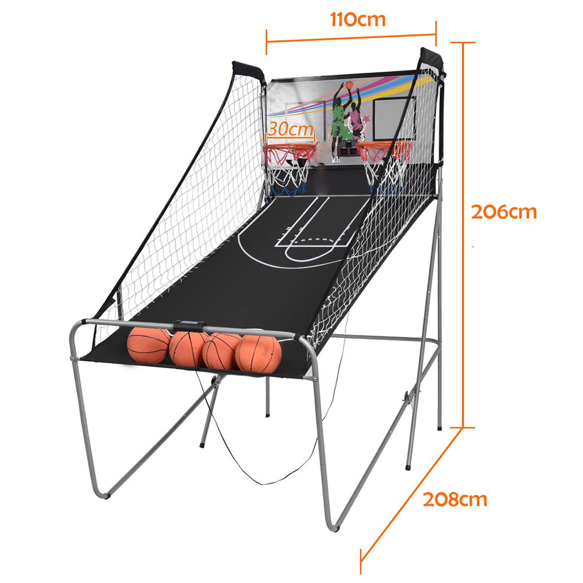 Foldable Basketball Arcade Game
