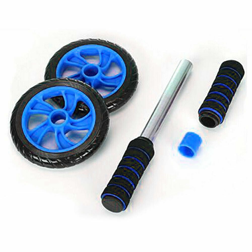 AB Wheel Roller Abdominal Training Equipment Core Strength Workout Body Fitness