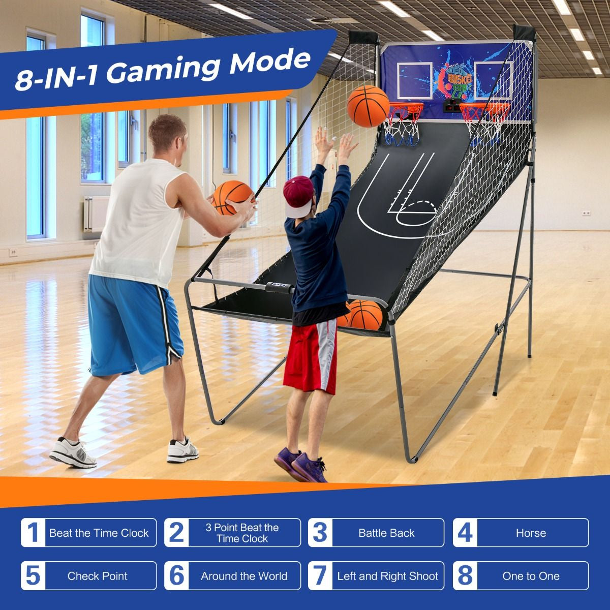 Foldable Basketball Arcade Game